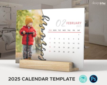 2025 Photo Calendar Template