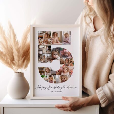5th Birthday Photo Collage